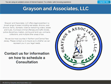 Tablet Screenshot of graysonassociatesllc.com